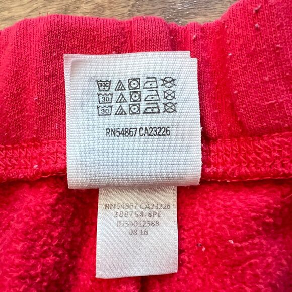 PINK Victoria's Secret Sweatpants Size XS Red/Blue Stripe Fleece Wide Leg - Picture 7 of 13